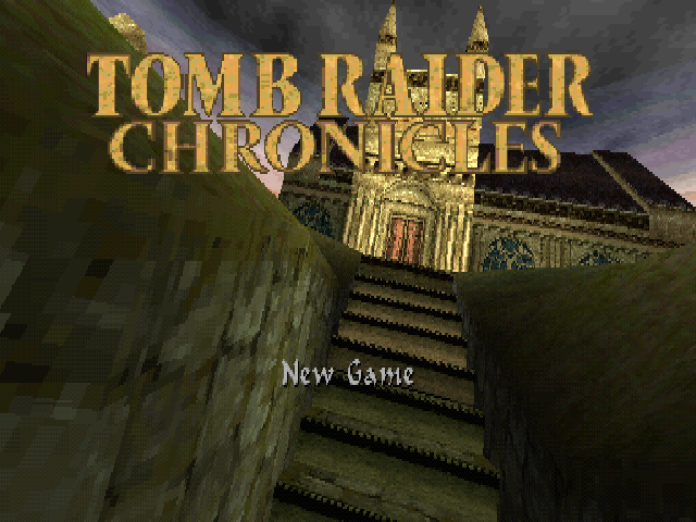 Tomb Raider Chronicles — Title screen