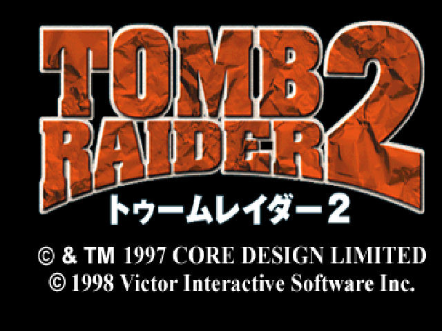 Tomb Raider II : Starring Lara Croft — Title screen