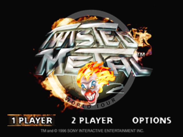 Twisted Metal 2 — Title screen