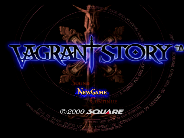Vagrant Story — Title screen