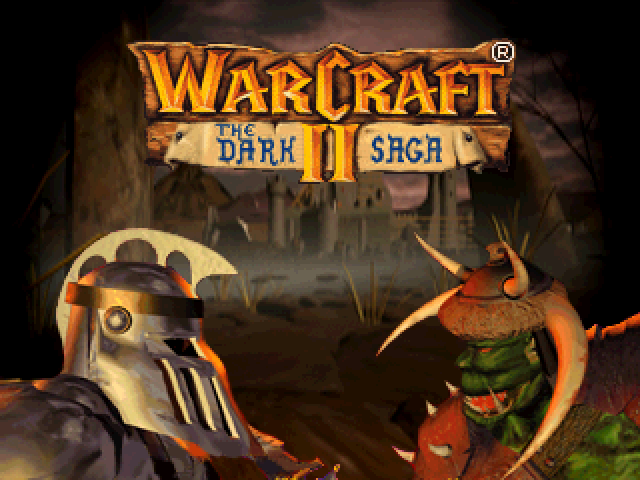 WarCraft II : The Dark Saga — Title screen