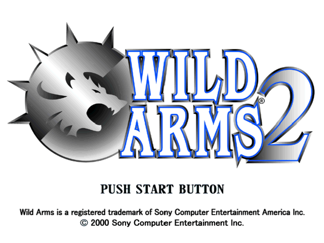 Wild Arms 2 — Title screen