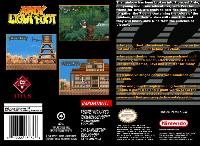 Ardy Lightfoot — Box back