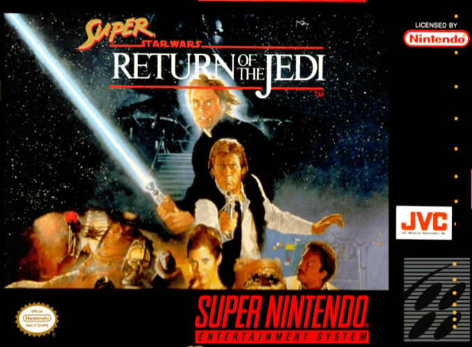 Super Star Wars : Return of the Jedi box art
