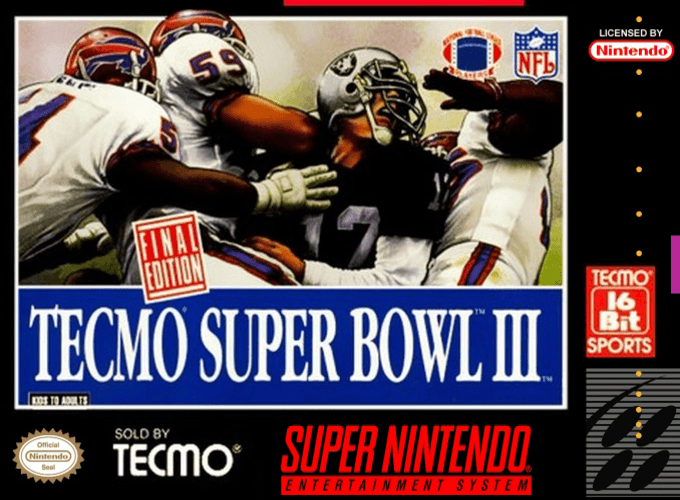 Tecmo Super Bowl III : Final Edition box art
