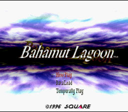Bahamut Lagoon — Title screen