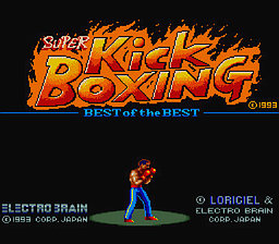 Best of the Best : Championship Karate — Title screen