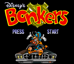 Bonkers — Title screen