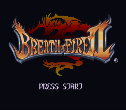 Breath of Fire II — Title screen