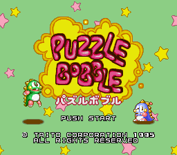 Bust-A-Move — Title screen