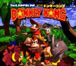 Donkey Kong Country — Title screen