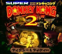 Donkey Kong Country 2 : Diddy's Kong Quest — Title screen