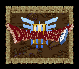 Dragon Quest III : Soshite Densetsu e... — Title screen
