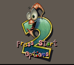 Earthworm Jim 2 — Title screen
