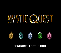 Final Fantasy : Mystic Quest — Title screen