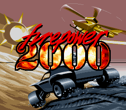 Firepower 2000 — Title screen