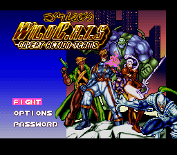 Jim Lee's WildC.A.T.S : Covert-Action-Teams — Title screen