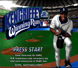 Ken Griffey Jr.'s Winning Run — Title screen