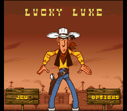 Lucky Luke — Title screen