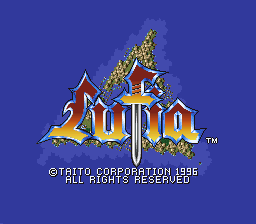 Lufia II : Rise of the Sinistrals — Title screen