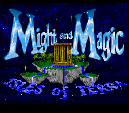 Might and Magic III : Isles of Terra — Title screen