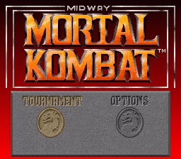 Mortal Kombat — Title screen