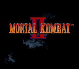Mortal Kombat II — Title screen