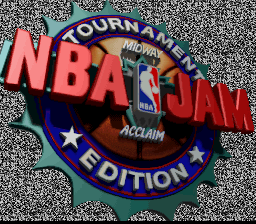 NBA Jam Tournament Edition — Title screen