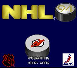 NHL '94 — Title screen