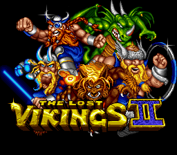 Norse by Norsewest : The Return of the Lost Viking — Title screen