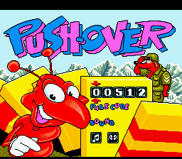 Push-Over — Title screen