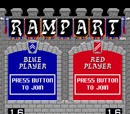 Rampart — Title screen