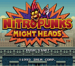 Rocky Rodent — Title screen