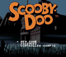 Scooby-Doo Mystery — Title screen