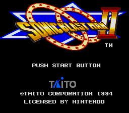Sonic Blast Man II — Title screen