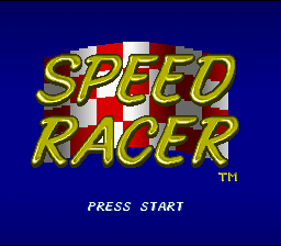 Speed Racer in My Most Dangerous Adventures — Title screen