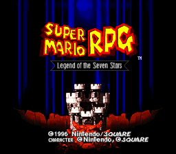 Super Mario RPG : Legend of the Seven Stars — Title screen