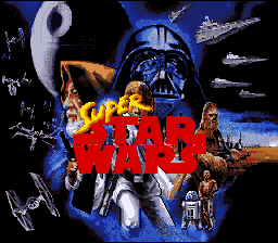 Super Star Wars — Title screen