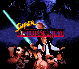 Super Star Wars : Return of the Jedi — Title screen