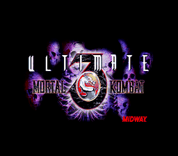 Ultimate Mortal Kombat 3 — Title screen
