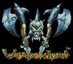 WeaponLord — Title screen