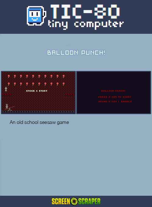 Balloon Punch! — Box back