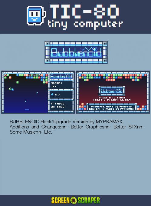 Bubblenoid DX — Box back