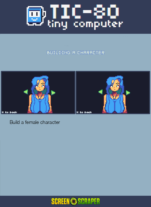 Building a Character — Box back