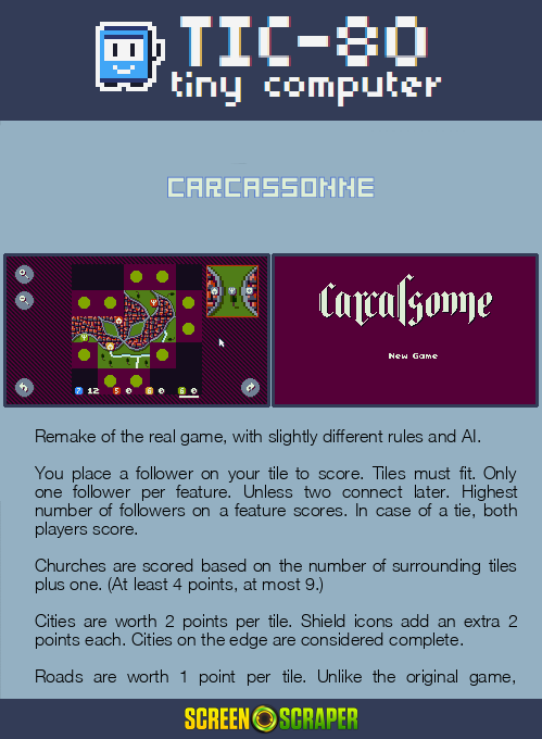 Carcassonne — Box back