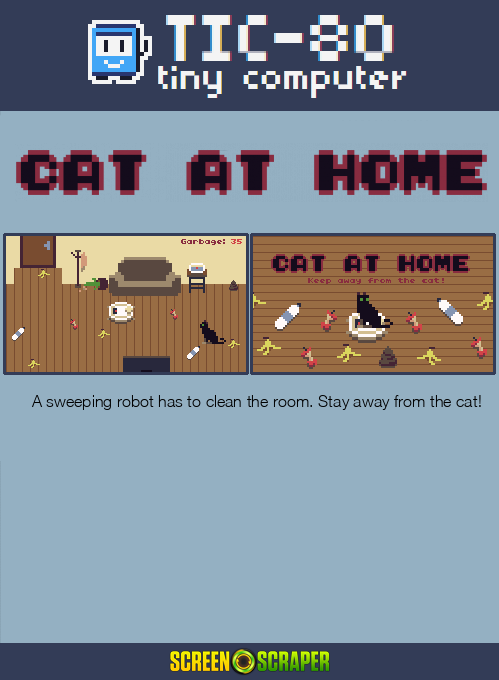 Cat At Home — Box back