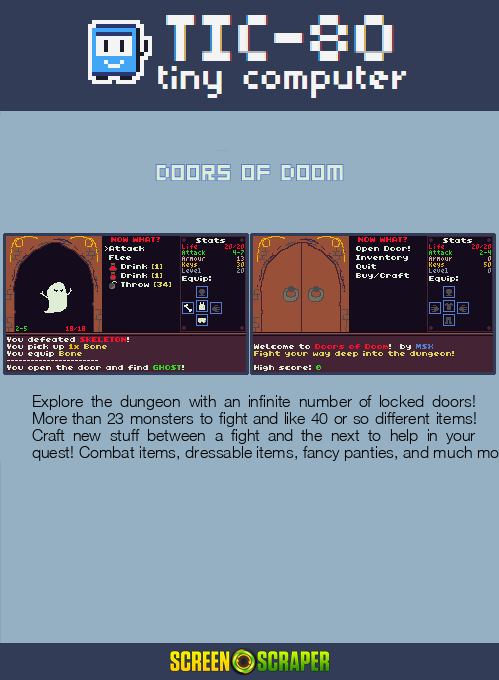 Doors Of Doom — Box back