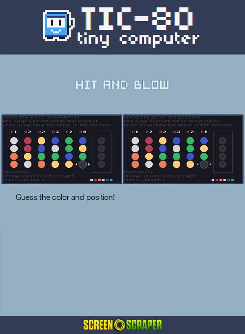 Hit And Blow — Box back