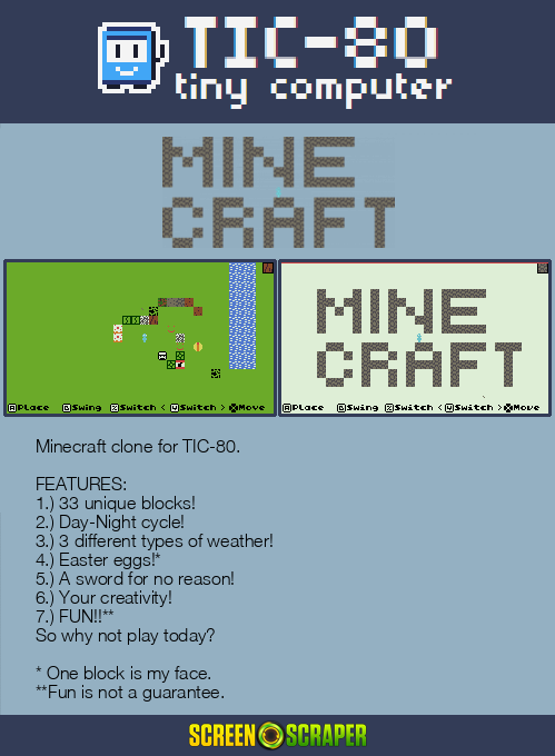 Minecraft — Box back