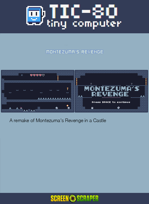 Montezuma's Revenge — Box back